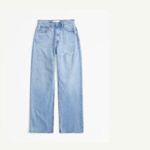 Abercrombie High Rise Loose Jean
